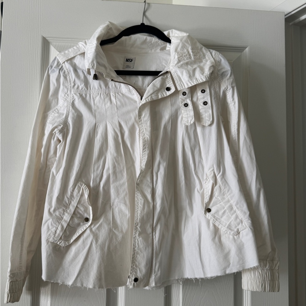 NSF Women's Utility Jacket in White